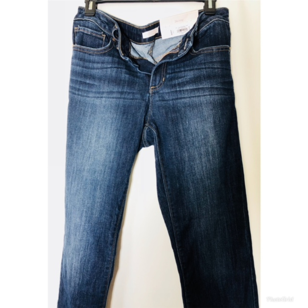 SOLD LC Lauren Conrad Skinny Jeans Dark Wash Sz 8 - Picture 4 of 8